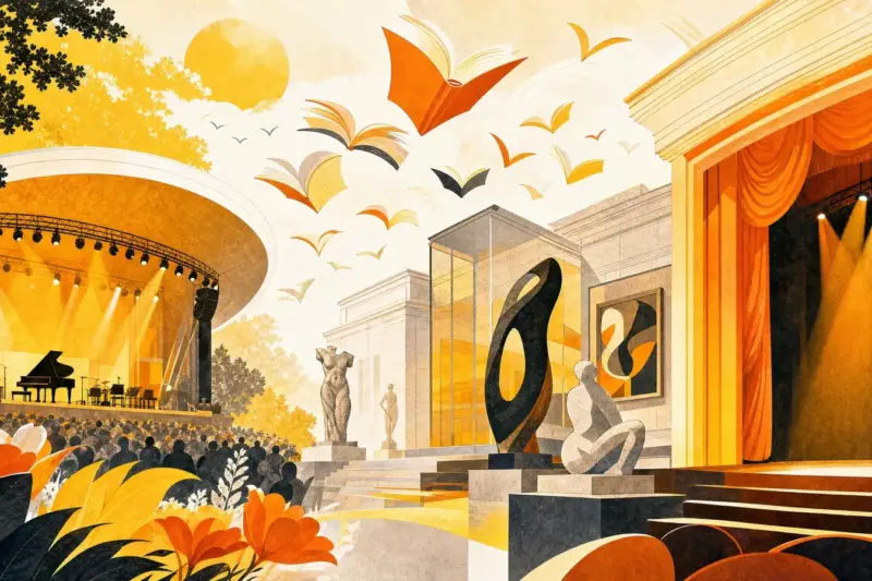 Ilustración de la sección Cultura de GUAY.news