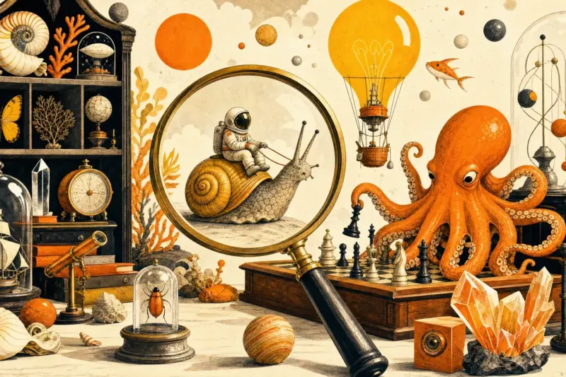 Ilustración de la sección Curiosidades de GUAY.news