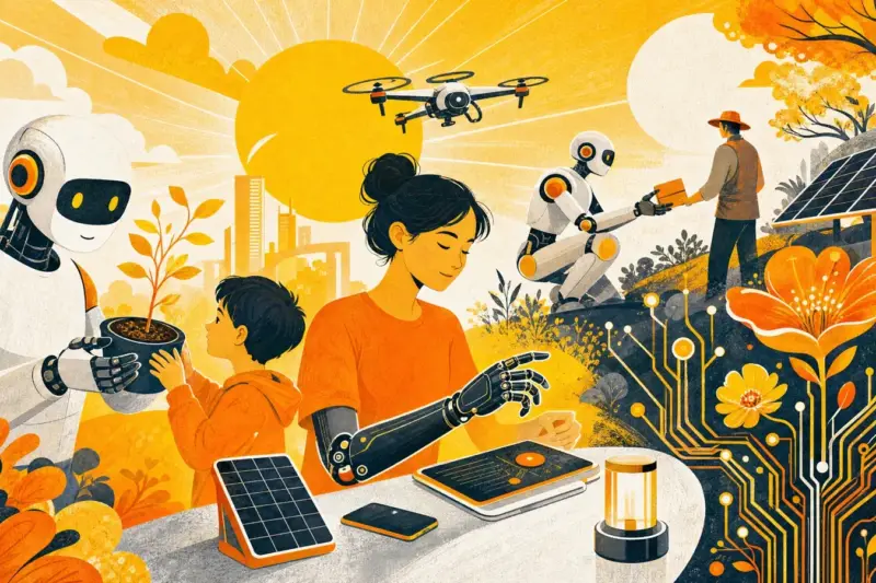 Ilustración de la sección Tecnología de GUAY.news