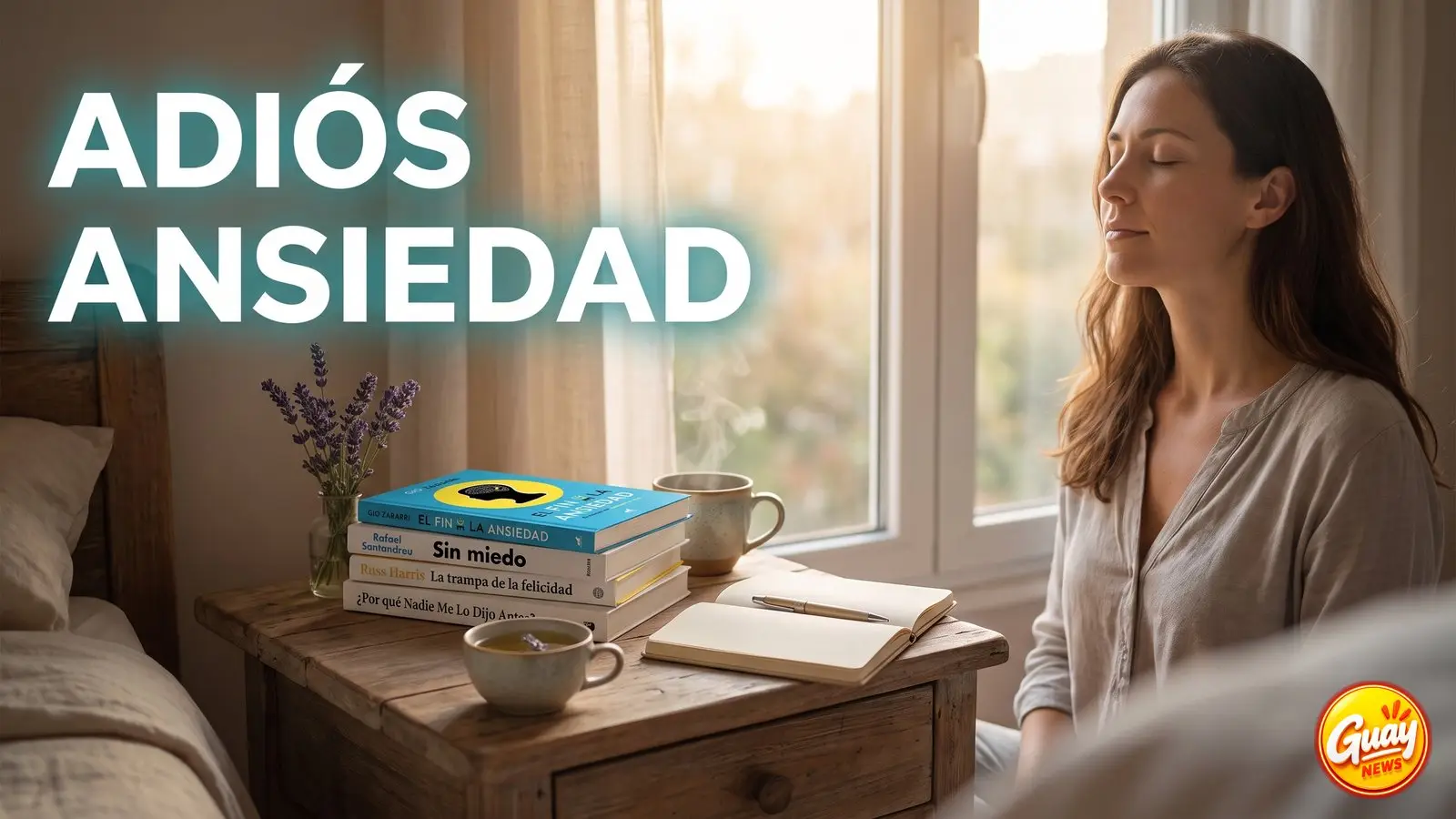 Los mejores libros para la ansiedad: 6 lecturas para entenderla y recuperar la calma