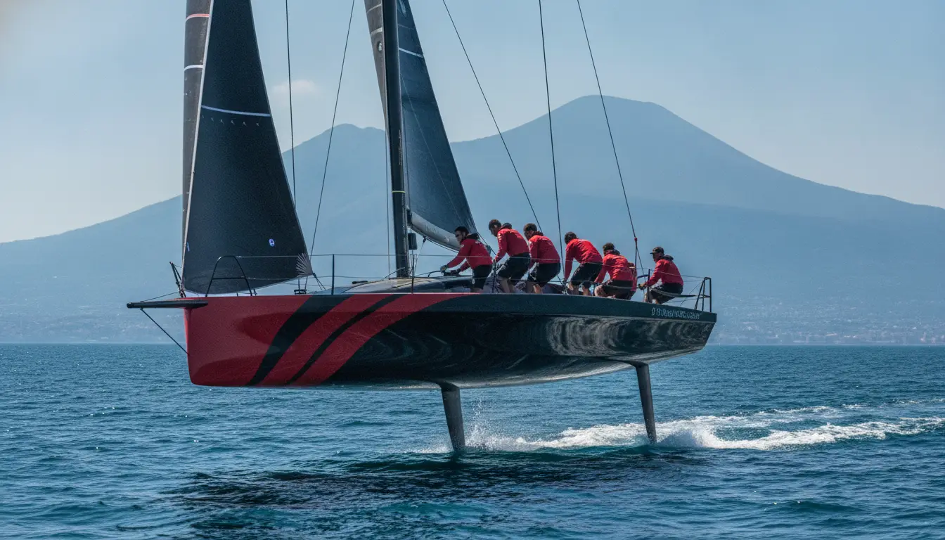 Luna Rossa lidera las regatas preliminares en Nápoles