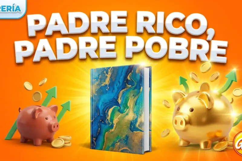 «Padre rico, padre pobre», de Robert Kiyosaki: el libro que despierta tu cabeza financiera — Librería GUAY
