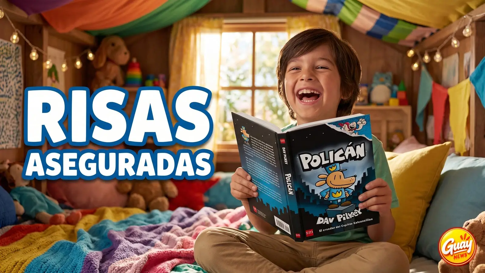 «Policán», de Dav Pilkey: el cómic infantil que arrasa