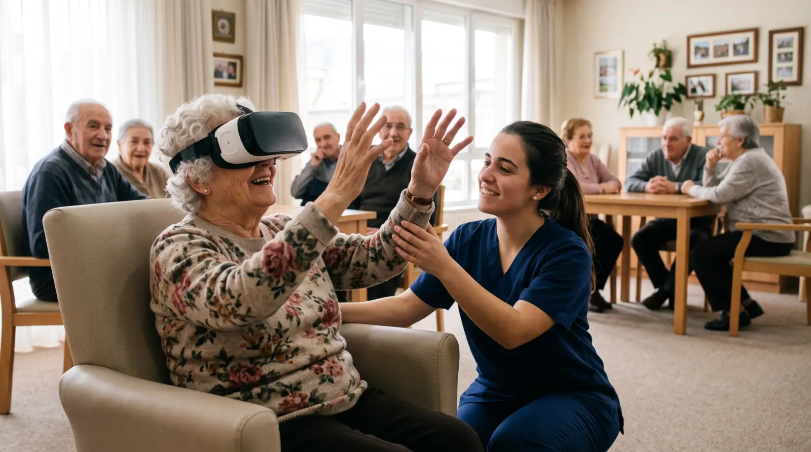 Realidad virtual en Vigo para la estimulación en mayores