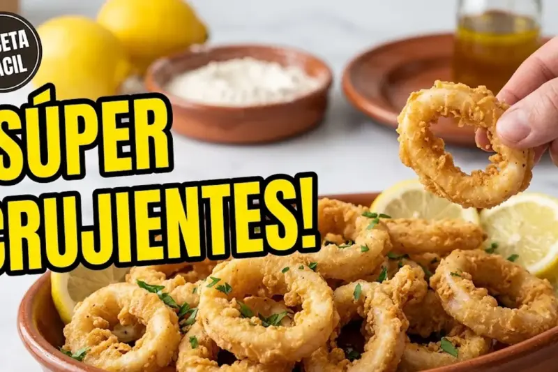 Calamares a la andaluza (rebozado crujiente)