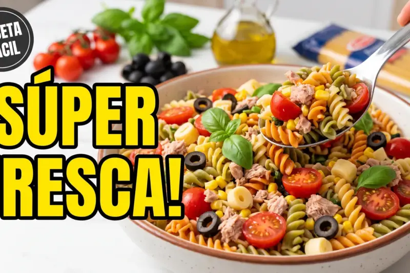 Ensalada de pasta fría para verano