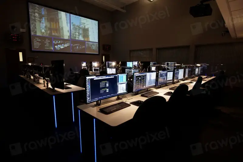 Pantalla de ordenador mostrando datos espectrales y una simulación de una enana blanca en un observatorio astronómico.