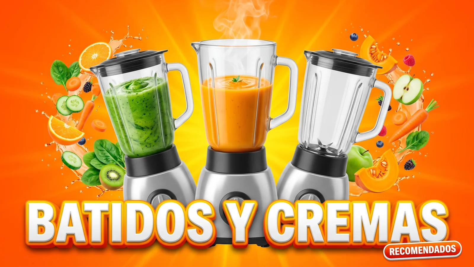 Las mejores batidoras de vaso para batidos y cremas
